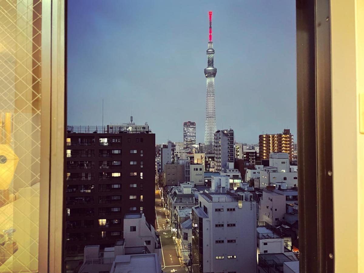 東京都浅草スカイツリービューテラス 浅草寺3分 浅草駅6分 2-10人 成田&羽田空港直通アパートメント エクステリア 写真