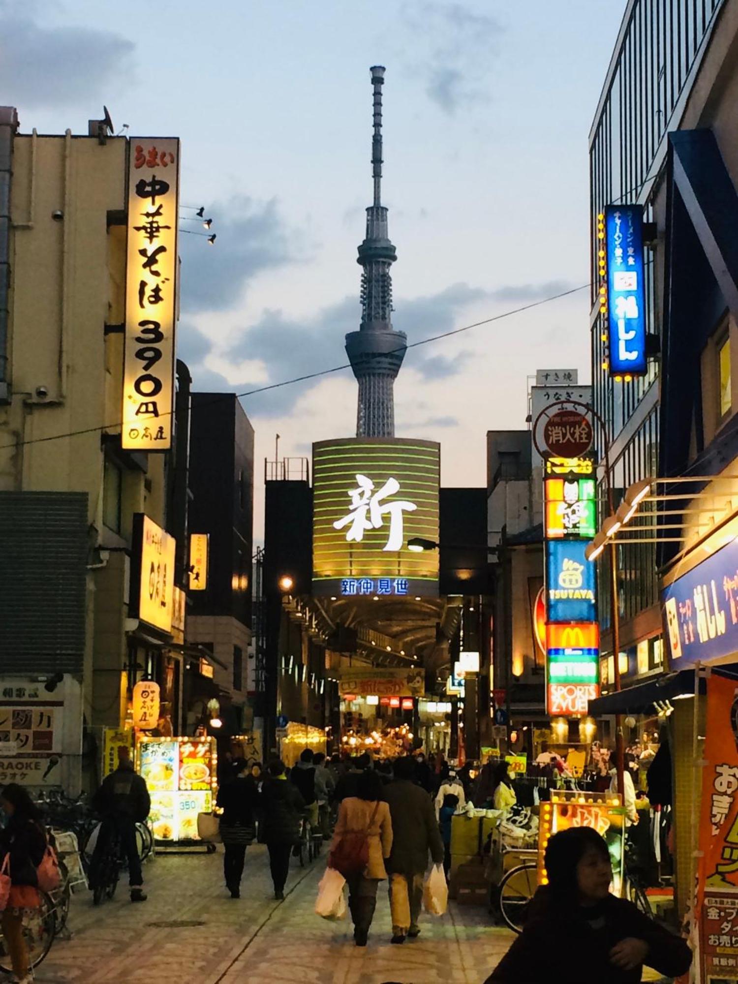 東京都浅草スカイツリービューテラス 浅草寺3分 浅草駅6分 2-10人 成田&羽田空港直通アパートメント エクステリア 写真